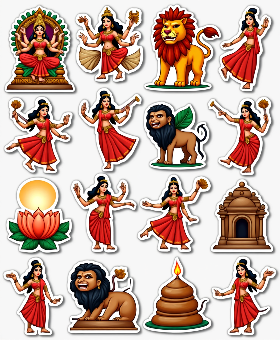 Festive India - Sticker Sheet v17